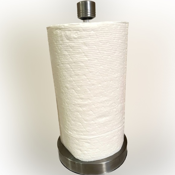 Stainless Kitchen Counter Paper Towel Holder Appliance Tool College School nice - Picture 1 of 3